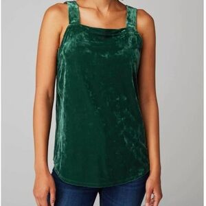 J.Jill Crushed-Velvet Tank NEW